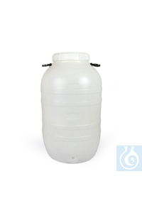 Lagerflaschen 30 Liter, HDPE, Ø 380 x H 440 mm, Öffn. 250 mm Lagerflaschen 30 Liter, HDPE, Ø 380...